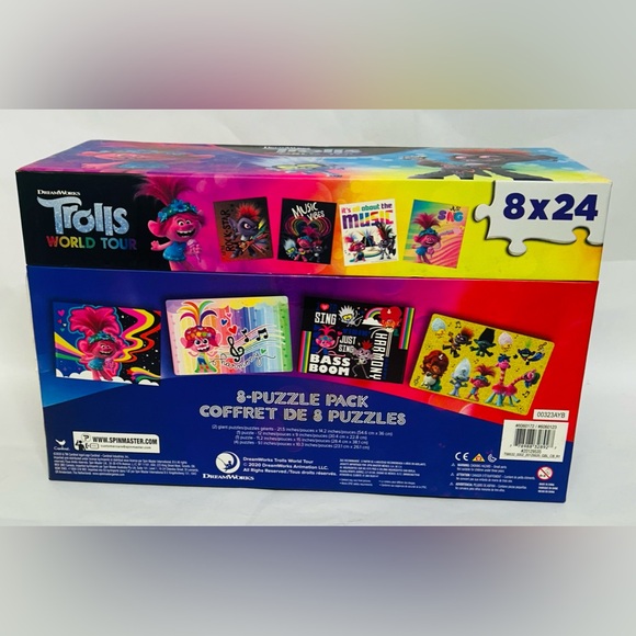 Trolls World Tour 8 Puzzle Pack New - Picture 6 of 7